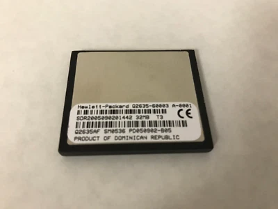 HP Q2635AE / Q2635-60003 Compact Flash 32MB Firmware for LaserJet 4650 9040 9050 - Image 1 of 3