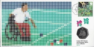 GB 2012 50P COIN COVER OLYMPIC PARALYMPIC FOR 30 DIFFERENT SPORTS 2010-2012 - Picture 1 of 36