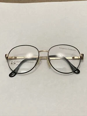 De colección Nuevas Gafas Europa Negro, Verde y Dorado Marco Australiano Metal 52-16-135 Foto 1 de 4