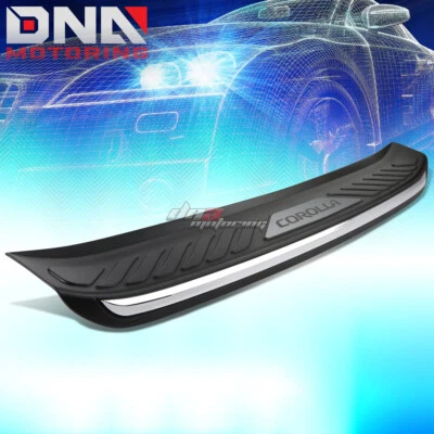 FOR 14-16 COROLLA E170 TPE CHROME TRIM ACCENT TRUNK/REAR BUMPER PROTECTOR PLATE - Image 1 of 4