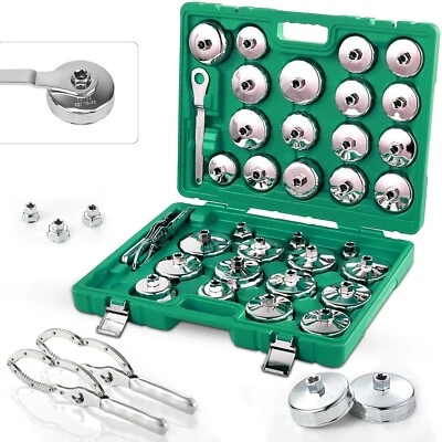 35PCS Auto Oil Filter Socket Wrench kit for Ford BMW Audi Porsche Volvo Honda - Image 1 of 4