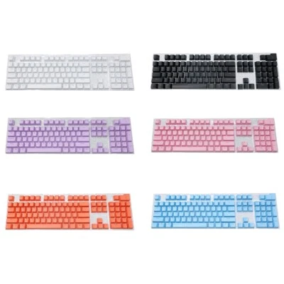 104Pcs/Set ABS Universal Backlit Key Cap Keycaps for Cherry Mechanical Keyboard - Image 1 of 4