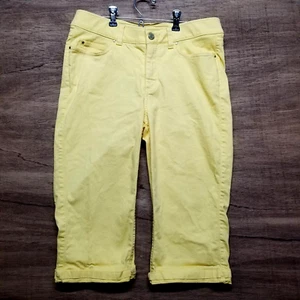 Rafaella Weekend Womans Size 6 Yellow Capri Pant - Picture 1 of 8