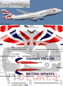 V1 Decals Boeing 747-400 British Airways Dreamflight for 1/144 Revell Model Kit - Picture 1 of 8
