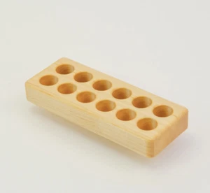 From Jennifer Wooden 12 Crayon Holder Suits Kitpas Large Stick Crayons New Maple - Picture 1 of 2