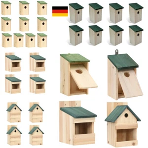 4/8/10er Set Nistkasten,Brutkasten Vogelhaus aus Holz für Vögel Vogel Nisthilfe - Bild 1 von 55