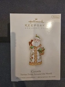 Hallmark Keepsake Ornament 2008 Club Santas de todo el mundo Canadá QXC8015 - Imagen 1 de 1