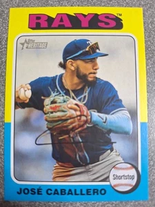 2024 Topps Heritage High Number - Jose Caballero #646 P275 - Picture 1 of 2