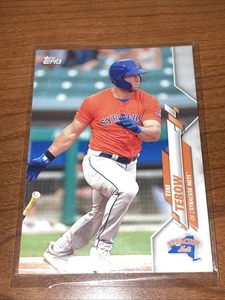 Tarjeta de novato de ligas menores Tim Tebow 2020 debut Topps Pro #PD-47 RC como nueva Syracuse - Imagen 1 de 2