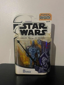 DURGE Star Wars Clone Wars Actionfigur (2003 Hasbro) Cartoon Network Neu - Bild 1 von 2