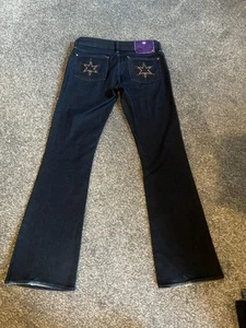 DVB Victoria Beckham Women's Jeans Low Rise, Blue Denim, Size W31 L35 - Picture 1 of 9