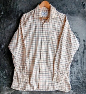 Vintage Joseph Turner men’s Chequered Cotton shirt. Uk 34r 16 inch collar. - Picture 1 of 5