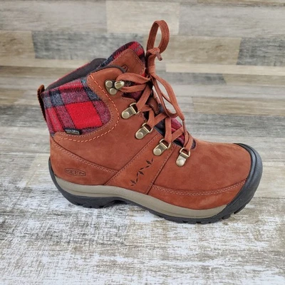 Botas de Senderismo Keen Kaci III Invierno Mujer Talla 7.5 Caparazón de Tortuga Rojo Impermeables Foto 1 de 4
