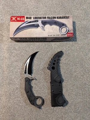 M48 Liberator Falcon Karambit Knife United Cutlery With Sheath + Box - Image 1 of 4