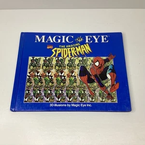 Libro de ilusiones 3D Magic Eye The Amazing Spider-Man 1996 Marvel Comics - Imagen 1 de 9