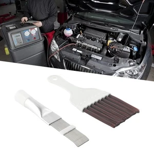 Air Conditioner Condenser Fin Cleaning Brush 2 Pcs Pack Effective Cleaning - Picture 1 of 12