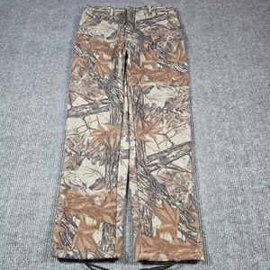 Spartan Pants Mens 36 Realtree Camo Fleece Lined Hunting Drawcord Ankles NEW VTG - Picture 1 of 15
