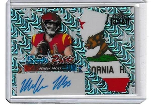 MILLER MOSS 2025 LEAF METAL DRAFT STATE PRIDE SILVER MOJO PRISMATIC AUTO #/5. - Bild 1 von 2
