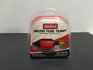 Bomba de combustible micro eléctrica universal Edelbrock 17301, 38 GPH, gas - Imagen 1 de 3