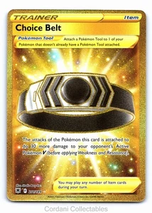 Choice Belt 211/189 - Astral Radiance - Gold Pokemon Card - Near Mint - Picture 1 of 2