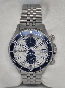 Herrenuhr JA McCabe Baja Gravel weiß Chronograph kleine Sekunde JM-1038 10 - Bild 1 von 9