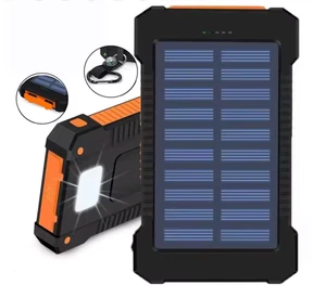 Banque d'énergie solaire portable grande capacité avec boussole lanière. - Photo 1 sur 9