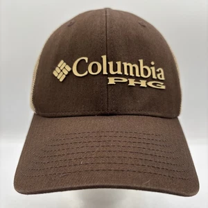 Columbia PHG Performance Hunting Gear Brown Flex Fit Large/X-Large Mesh Back Hat - Picture 1 of 8