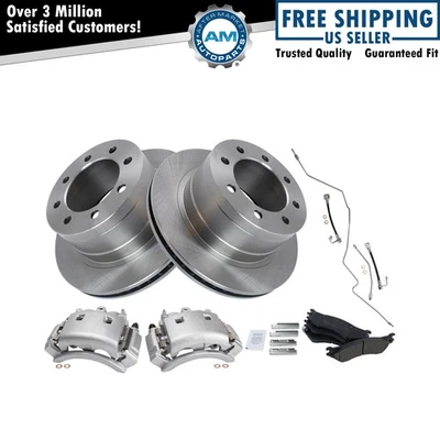 Brake Pad & Rotor Kit Ceramic Fits 2003-2008 Dodge Ram 3500 - Image 1 of 4