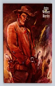 John Wesley Hardin, ritratto, persone, antico, cartolina d'epoca - Foto 1 di 2