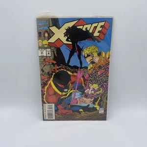 Quiosco X-Force #27 (1993) primera aplicación Locus - raro héroe vintage en bolsa - Imagen 1 de 4