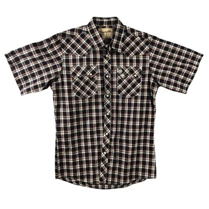 Boys Vintage Wrangler SS Pearlsnap Classic Shirt Size XL 14-16 - Picture 1 of 8