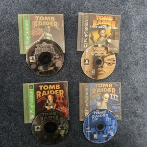 Lote 4 Juegos Playstation Eidos TOMB RAIDER I II III LAST REVOLUTION -Sony - Imagen 1 de 5