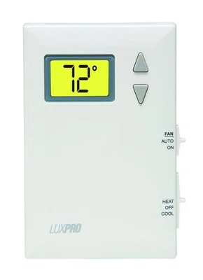 Lux Pro PSD011B Digital Non-Programmable Thermostat for Home, 1 Heat, 1 Cool - Image 1 of 4