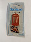 London Souvenir Phone Box Metal Keyring Sprinkeys - New