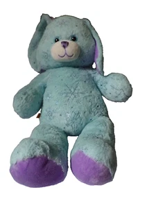 Build A Bear Blue Snowflake Sparkles Plush Bunny 16" - Picture 1 of 1