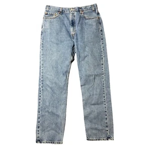 Levis 505 Herren Regular Fit Straight Jeans Gr. 36x32 Medium Wash Blau Baumwolle - Bild 1 von 15