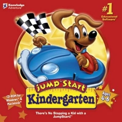 JumpStart Kindergarten Ages 4-6 Knowledge Adventure Jump Start New Sealed - Image 1 of 4