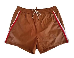 DSQUARED costume da bagno uomo boxer midi D7B813070 marrone - Foto 1 di 4
