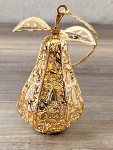 Danbury Mint 2004 ornamento de oro pera - Imagen 1 de 6