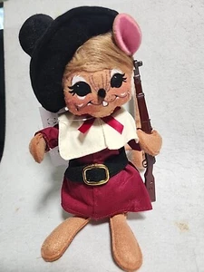Annalee Dolls Thanksgiving 6" Fall Pilgrim Hunting Mouse Tooth 361121  2021 NWT  - Picture 1 of 4