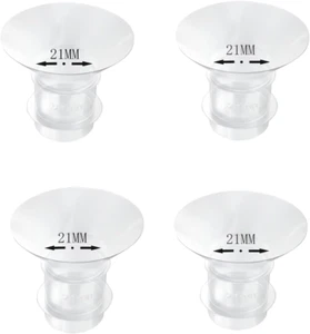 4Pcs Flange Insert 21Mm,Compatible with Medela/Tsrete/Momcozy,Bpa Free Silicone - Picture 1 of 12