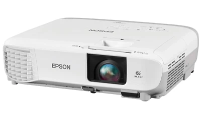 Epson PowerLite 108 LCD Projector - White, Gray - 3700 Lumen, V11H860020 - Image 1 of 4