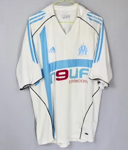 ADIDAS FC OLYMPIQUE MARSEILLE 2005/2006 HOME SOCCER FOOTBALL SHIRT JERSEY XL Cover