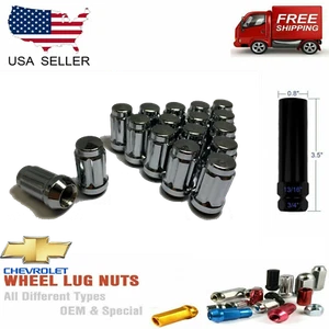 24PC 6-SPLINE 14X1.5 TUNER LUG NUTS FOR CHEVROLET - Picture 1 of 2