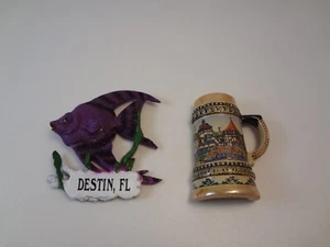 Vintage Florida & Georgia Refrigerator Magnets - Picture 1 of 3