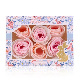 290006 Duft Badekonfetti BLOSSOM in Geschenkbox Badeblumen Baderosen Geschenkide - Bild 1 von 2