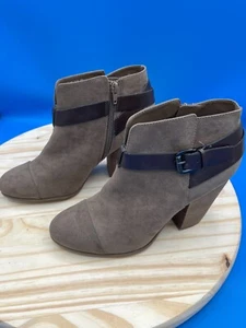 Carlos by Carlos Santana Bootie Harvest Women's Sz 9.5M/EU41 Brown Suede Ankle - Picture 1 of 11