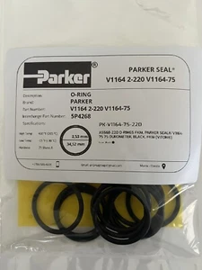 O-RING ORING SEAL PARKER V1164 2-220 V1164-75 34.52 MM 3.53 (PACK 10ea) - Picture 1 of 3