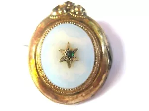 Antico Spilla Argento Placcato Oro, 7,95 G - Foto 1 di 3