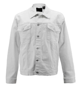 Men’s Classic Denim Cotton Button Up Casual Unlined Jean Trucker Jacket - Picture 1 of 16